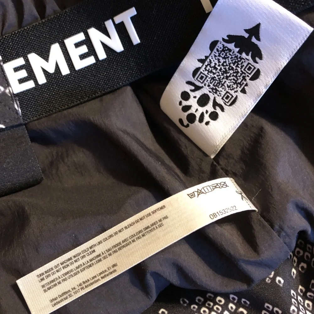 Sz XS NWOT FP Movement Bunny Slope Ski Puffer Jacket Black and White Free People